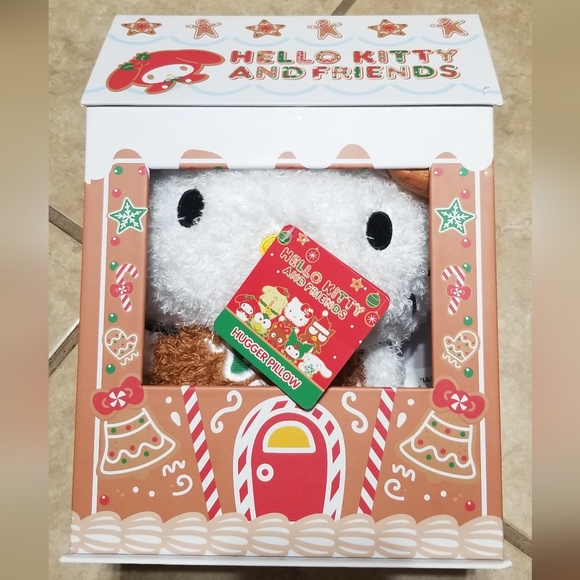 Sanrio Hello Kitty Fluffy Gingerbread Christmas 9.5 Inch Plush - Picture 2 of 6